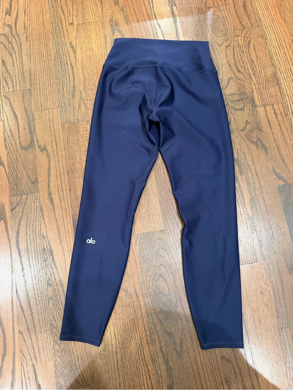 ALO Yoga High-Rise Navy Leggings sz M Like New